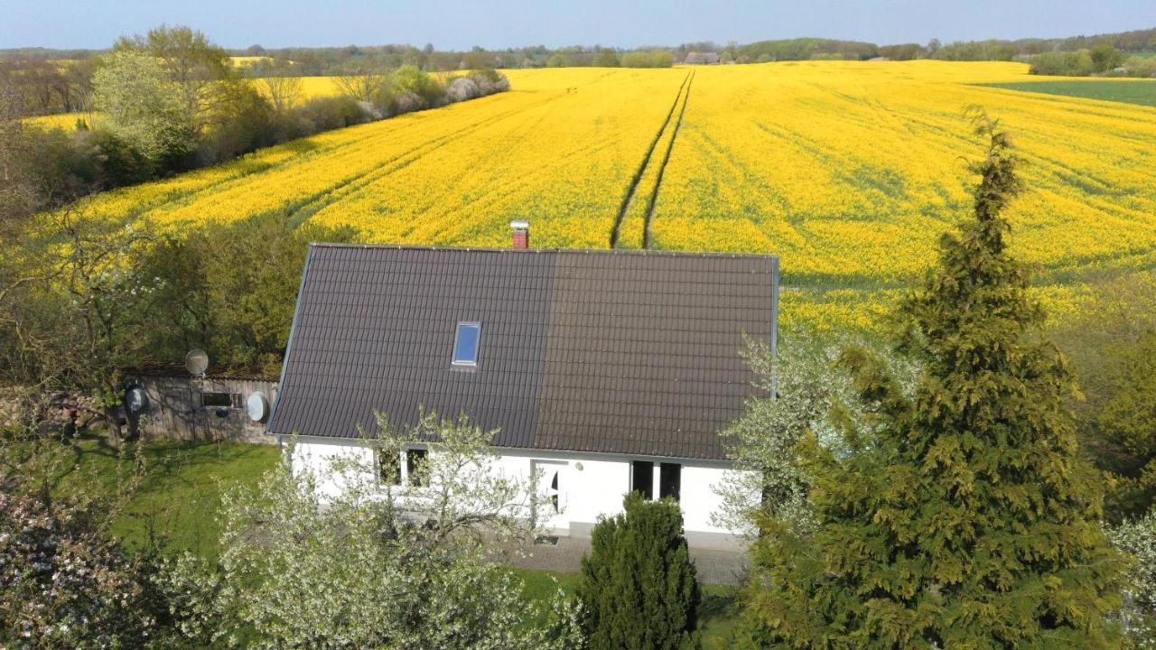 Villa Kleines Haus am Feld Rehna Exterior foto
